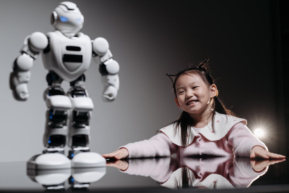 Machine learning professional talking on a video call